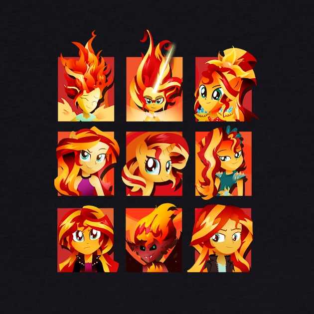 Forms of Sunset Shimmer by Ilona's Store